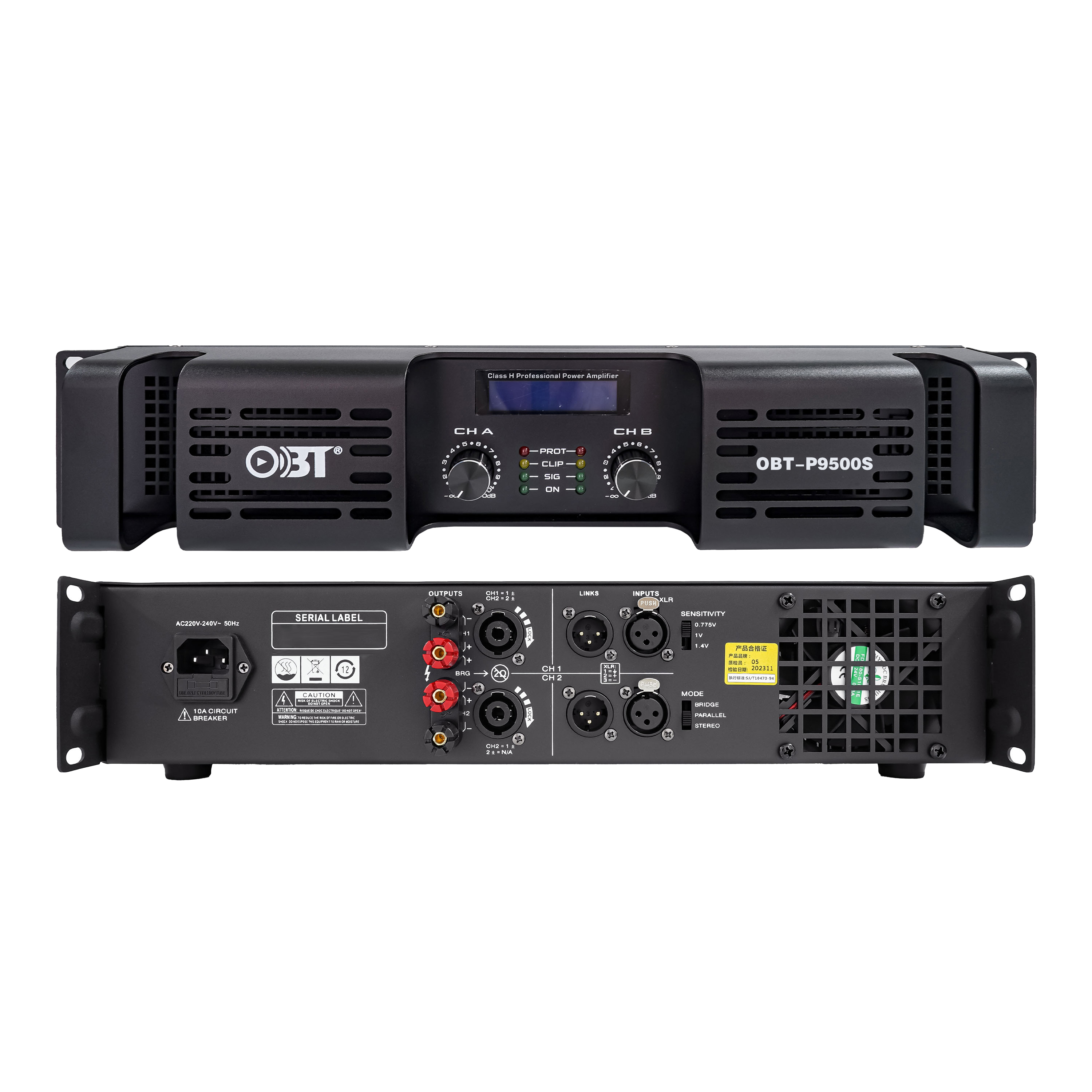 專業功放 OBT-P9500S