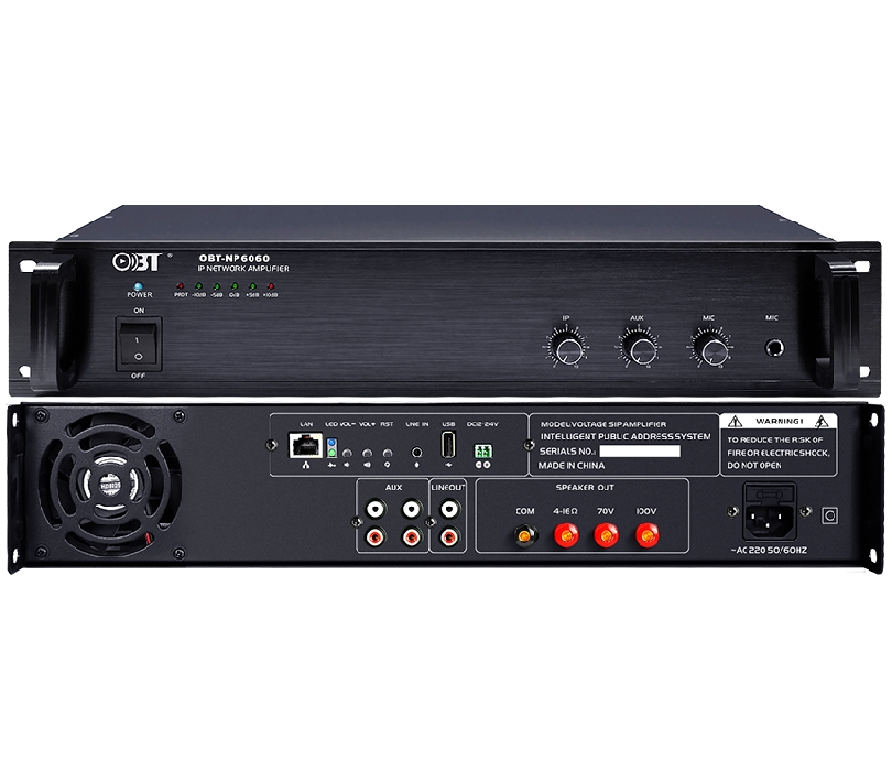 IPSIP網(wǎng)絡(luò)功放 OBT-NP6060